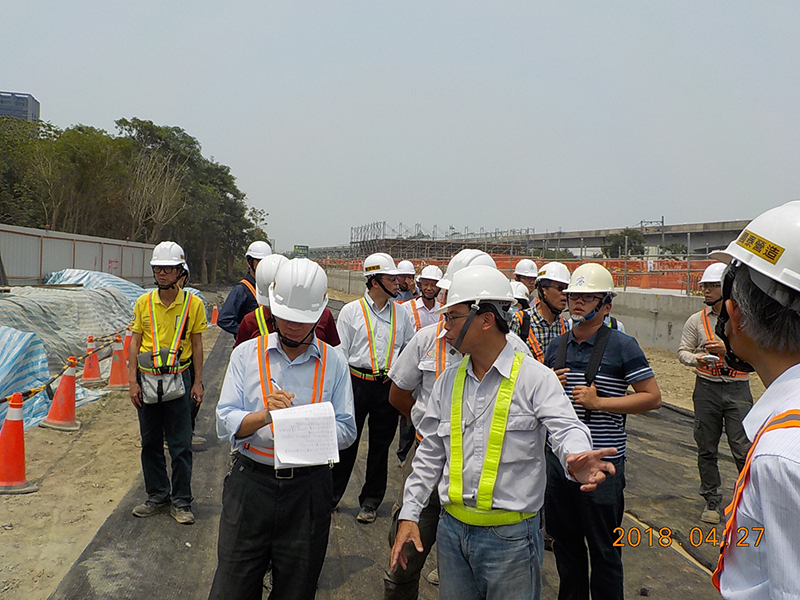 「青埔溝水質淨化現地處理工程」環保署工程查核，成績甲等-02