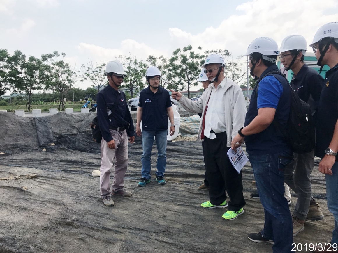 「坔埔排水水質淨化工程」環保署工程查核，成績甲等-02