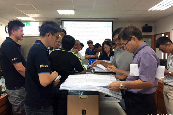 「劉厝排水水質淨化場新建工程」市府工程查核，成績甲等-02