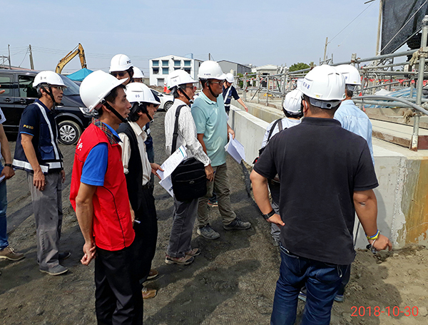 「劉厝排水水質淨化場新建工程」環保署工程查核，成績甲等-02