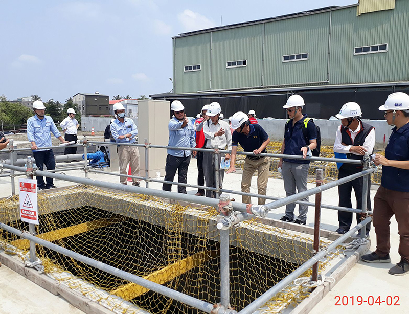 「劉厝排水水質淨化場新建工程」環保署工程查核，成績甲等-02