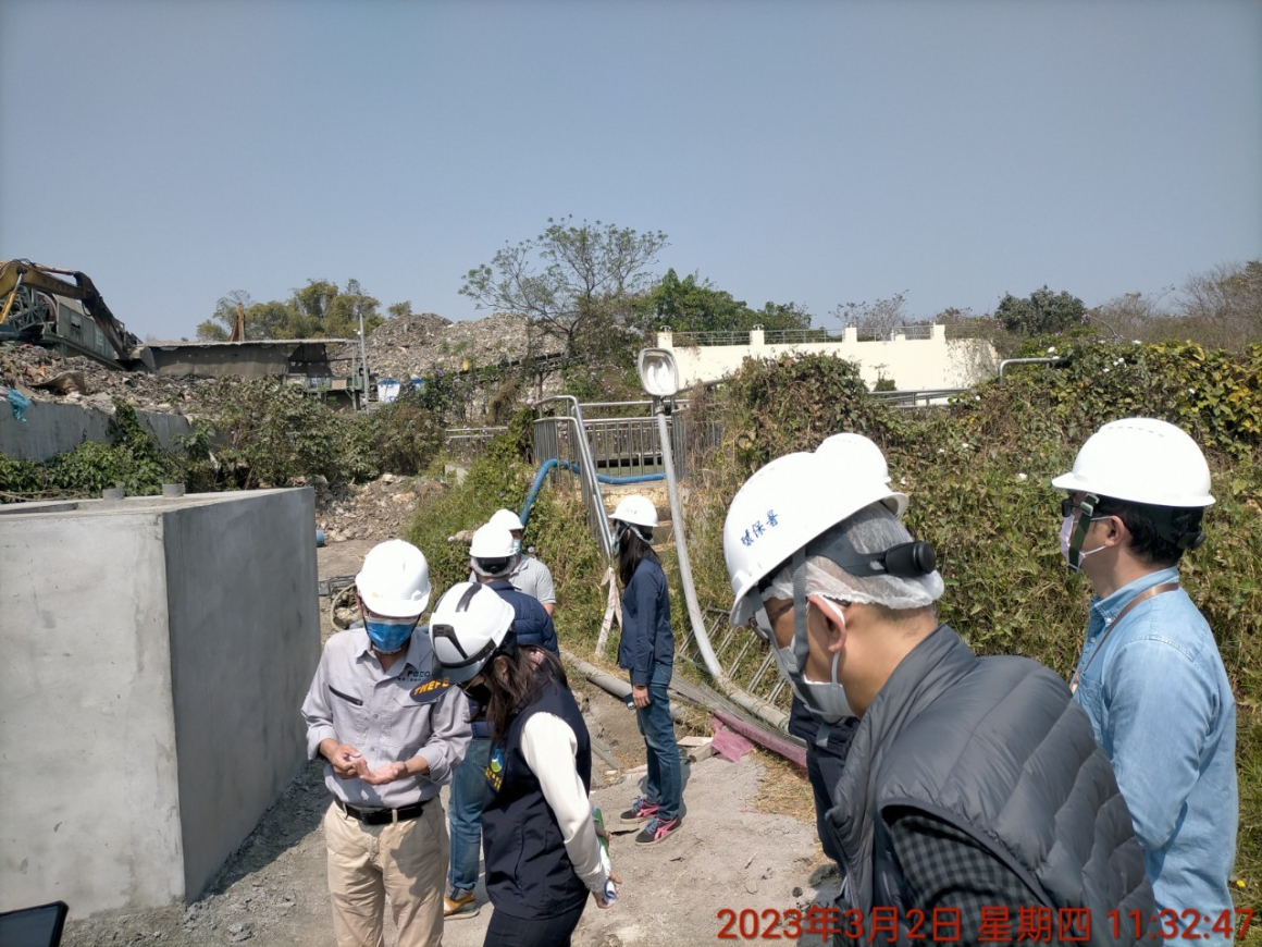 「歸仁將軍區域性垃圾掩埋場活化再利用工程」行政院環保署工程施工查核_20230302 (2)
